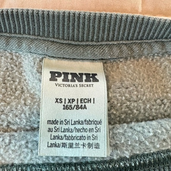 PINK Victoria's Secret Green Sweatshirt - Picture 4 of 9